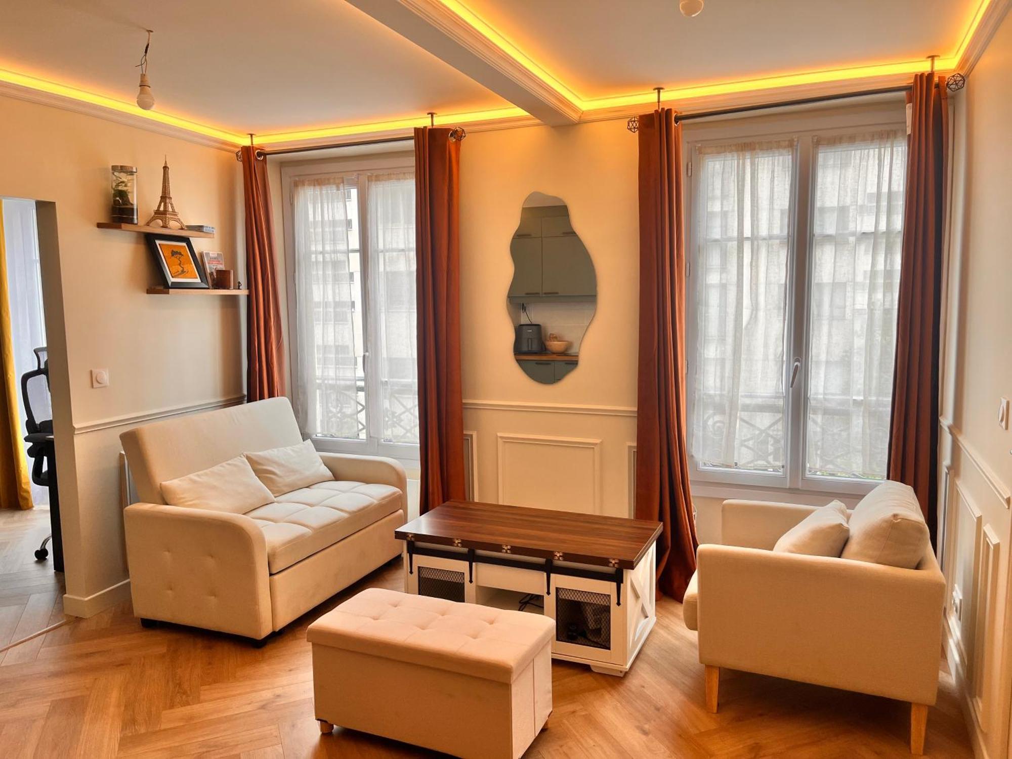2 Bedrooms Cozy & Stylish, 15min Walk From Eiffel Tower Garden